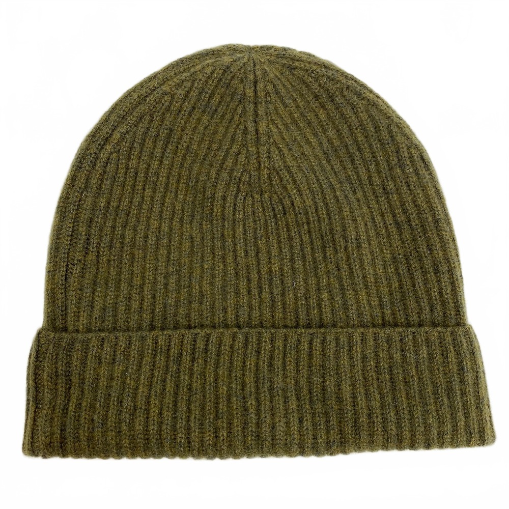 NAADAM Green Cashmere Knit Beanie | One Size Regular